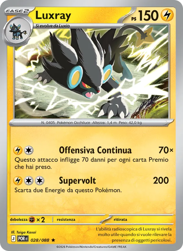 Luxray Equilibrio Perfetto 028/88