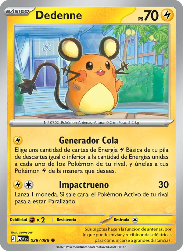 Dedenne Equilibrio Perfecto 029/88