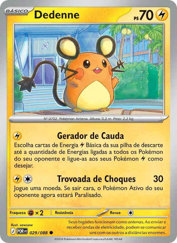 Dedenne Equilíbrio Perfeito 029/88