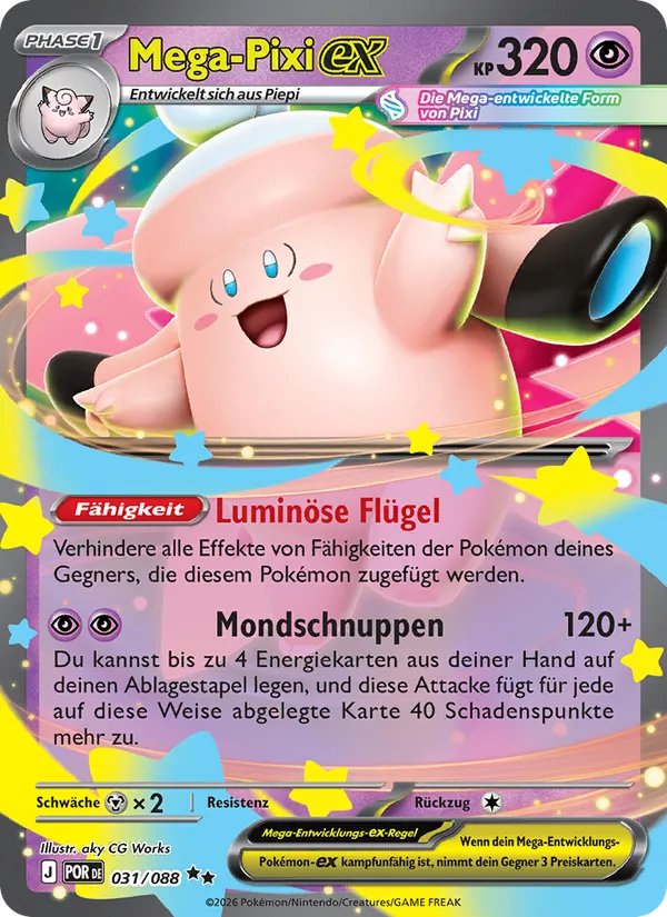 Mega-Pixi-ex Optimale Ordnung 031/88
