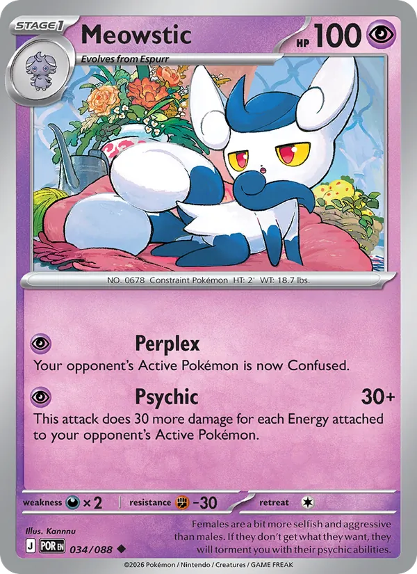 Meowstic Perfect Order 034/88