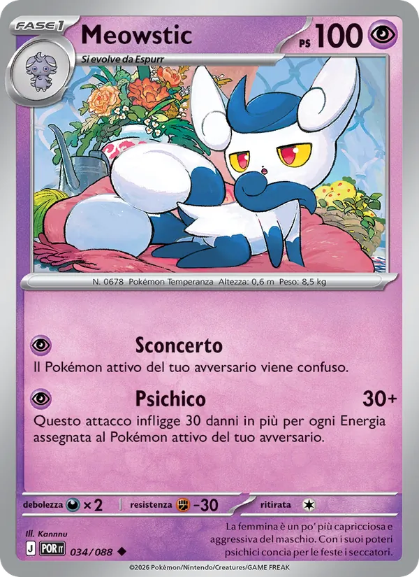 Meowstic Equilibrio Perfetto 034/88