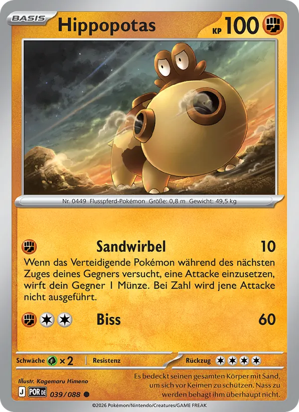 Hippopotas Optimale Ordnung 039/88
