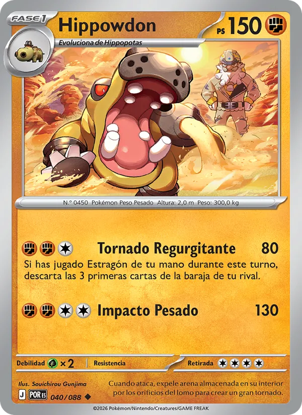Hippowdon Equilibrio Perfecto 040/88