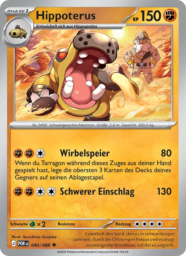 Hippoterus Optimale Ordnung 040/88