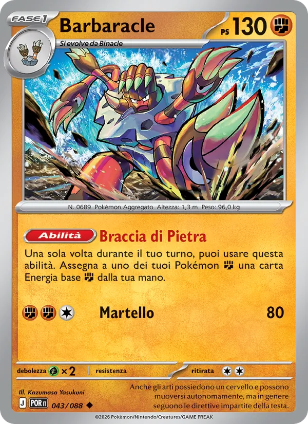 Barbaracle Equilibrio Perfetto 043/88