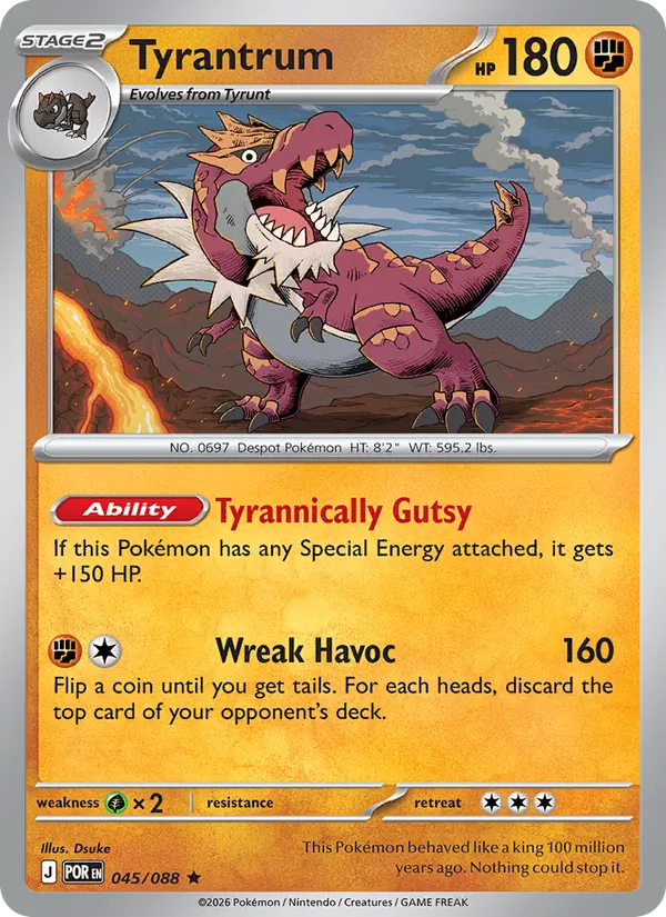 Tyrantrum Perfect Order 045/88