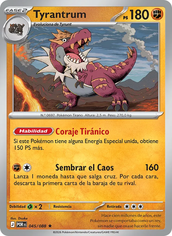 Tyrantrum Equilibrio Perfecto 045/88
