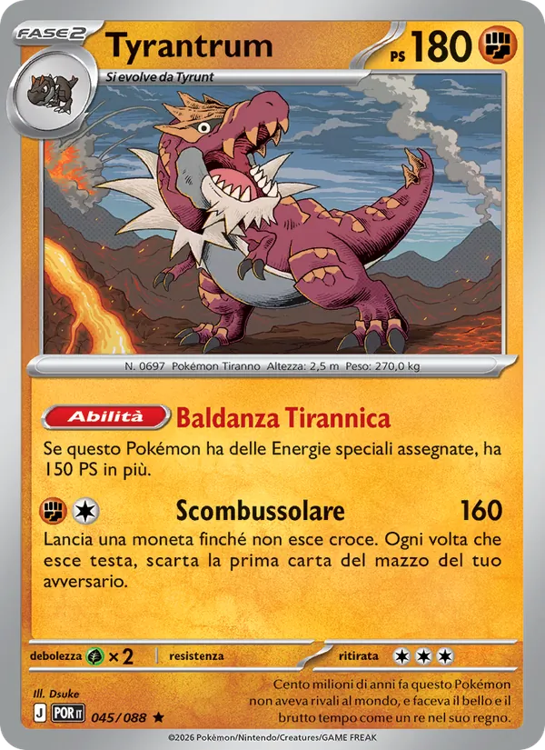 Tyrantrum Equilibrio Perfetto 045/88