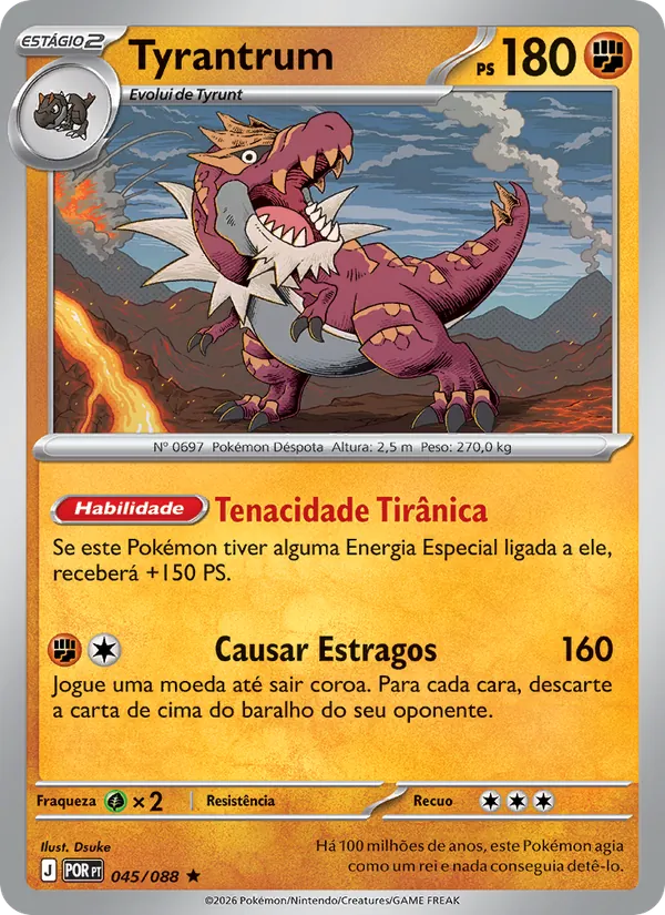 Tyrantrum Equilíbrio Perfeito 045/88