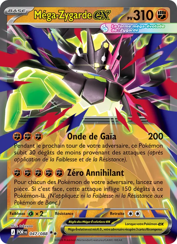 Méga-Zygarde-ex Équilibre Parfait 047/88