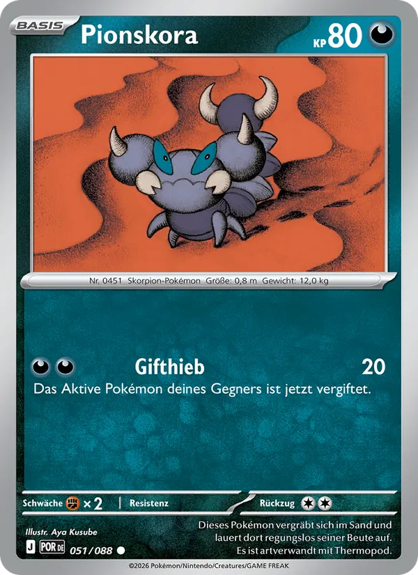 Pionskora Optimale Ordnung 051/88