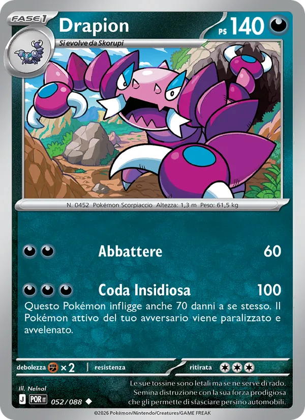 Drapion Equilibrio Perfetto 052/88