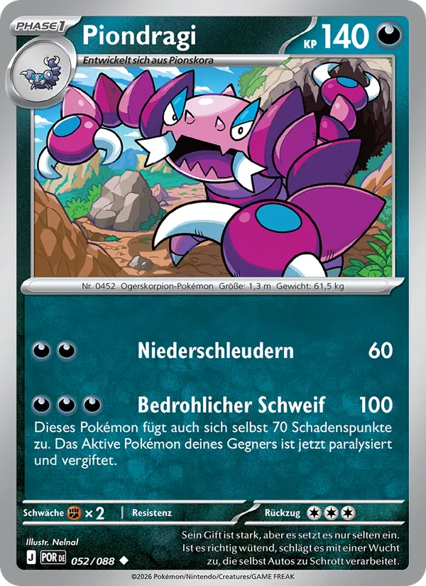Piondragi Optimale Ordnung 052/88
