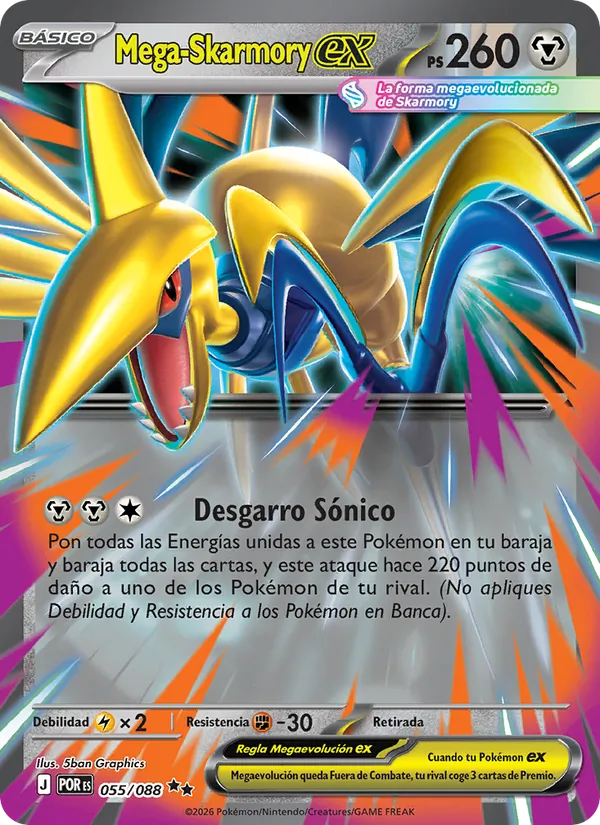 Mega-Skarmory ex Equilibrio Perfecto 055/88