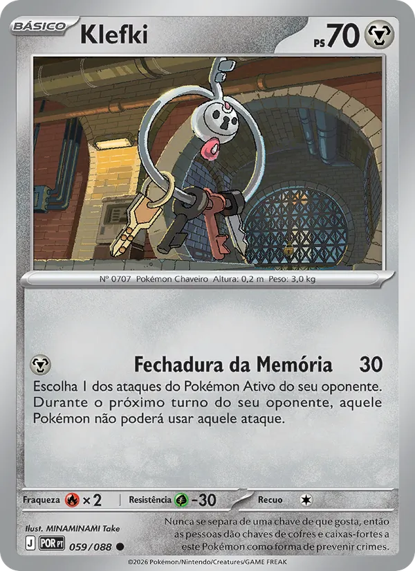 Klefki Equilíbrio Perfeito 059/88