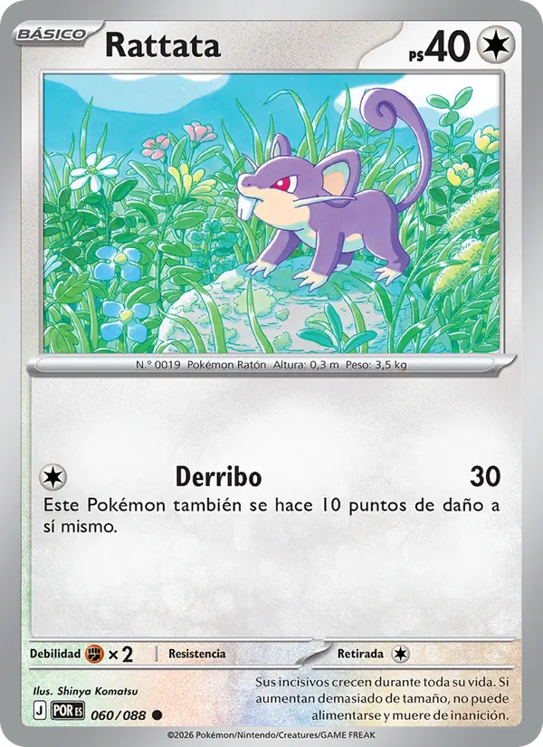 Rattata Equilibrio Perfecto 060/88