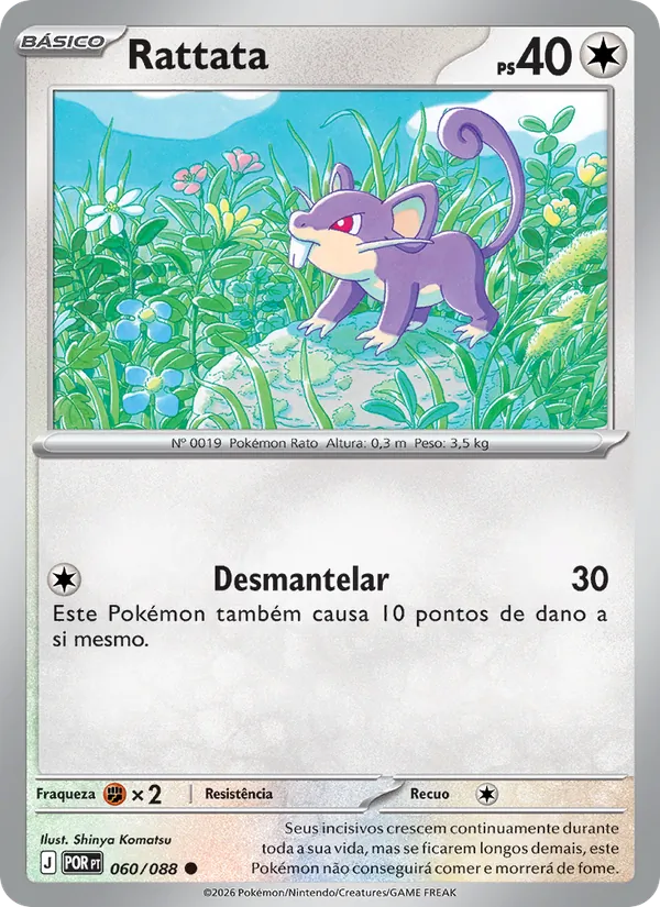 Rattata Equilíbrio Perfeito 060/88