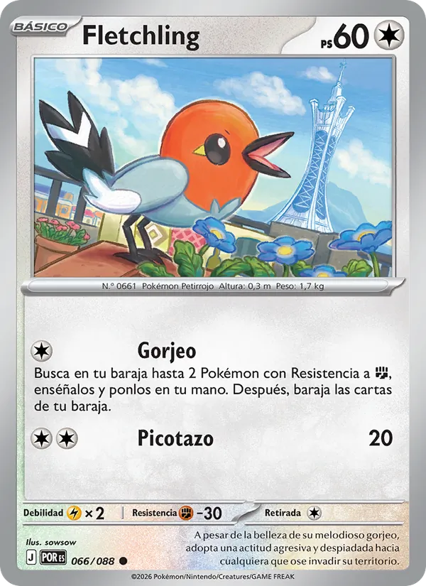 Fletchling Equilibrio Perfecto 066/88