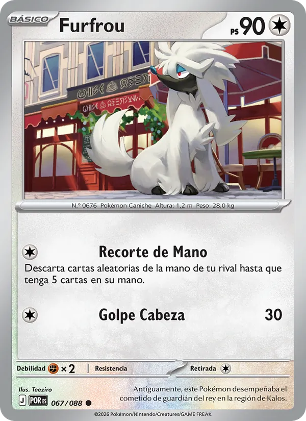 Furfrou Equilibrio Perfecto 067/88