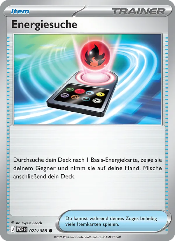 Energiesuche Optimale Ordnung 072/88