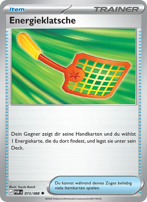 Energieklatsche Optimale Ordnung 073/88