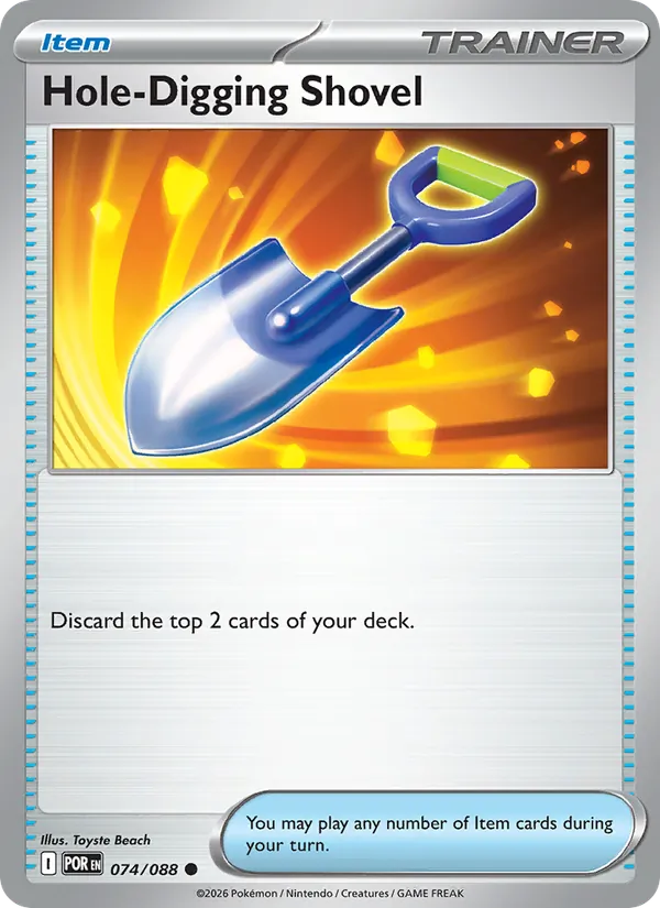 Hole-Digging Shovel Perfect Order 074/88