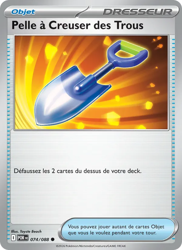 Pelle à Creuser des Trous Équilibre Parfait 074/88