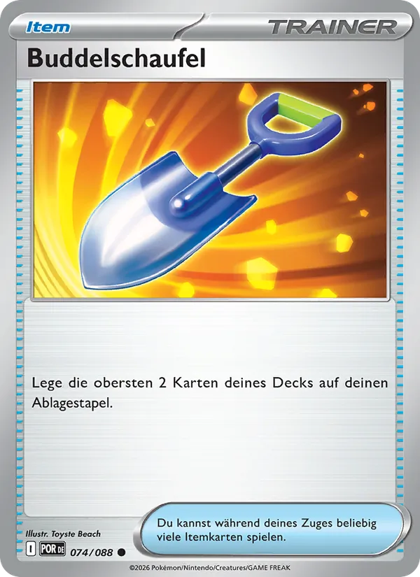 Buddelschaufel Optimale Ordnung 074/88