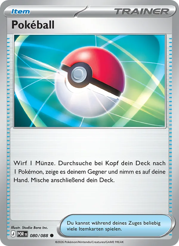 Pokéball Optimale Ordnung 080/88