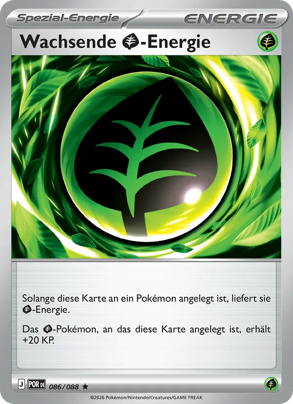 Wachsende Grass-Energie Optimale Ordnung 086/88
