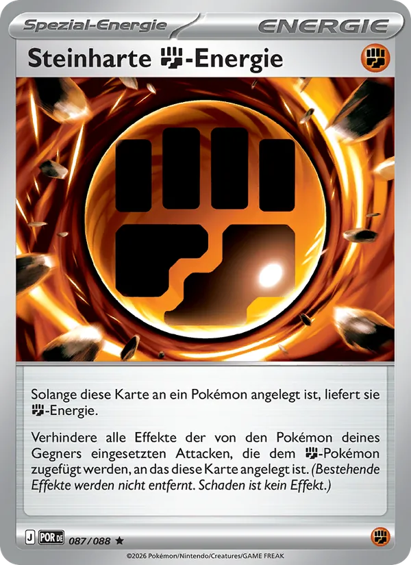 Steinharte Fighting-Energie Optimale Ordnung 087/88