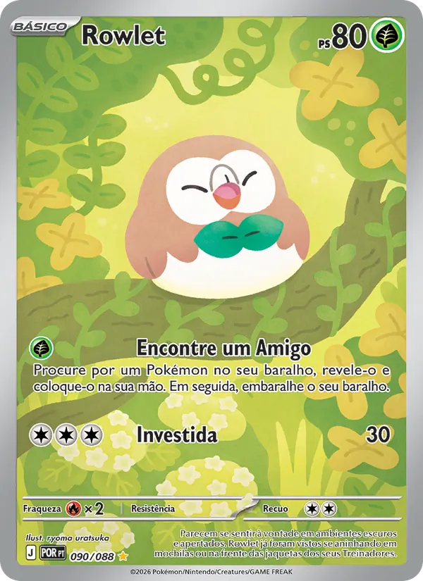 Rowlet Equilíbrio Perfeito 090/88