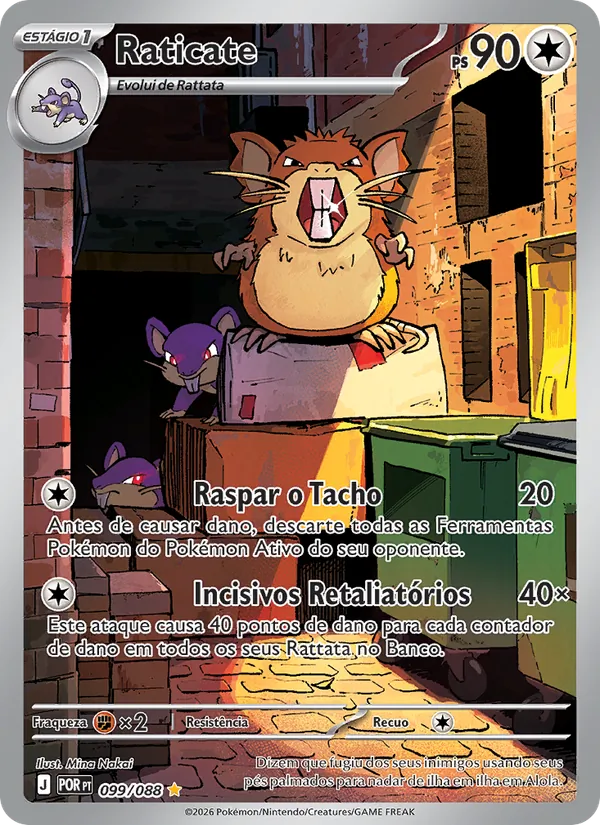 Raticate Equilíbrio Perfeito 099/88