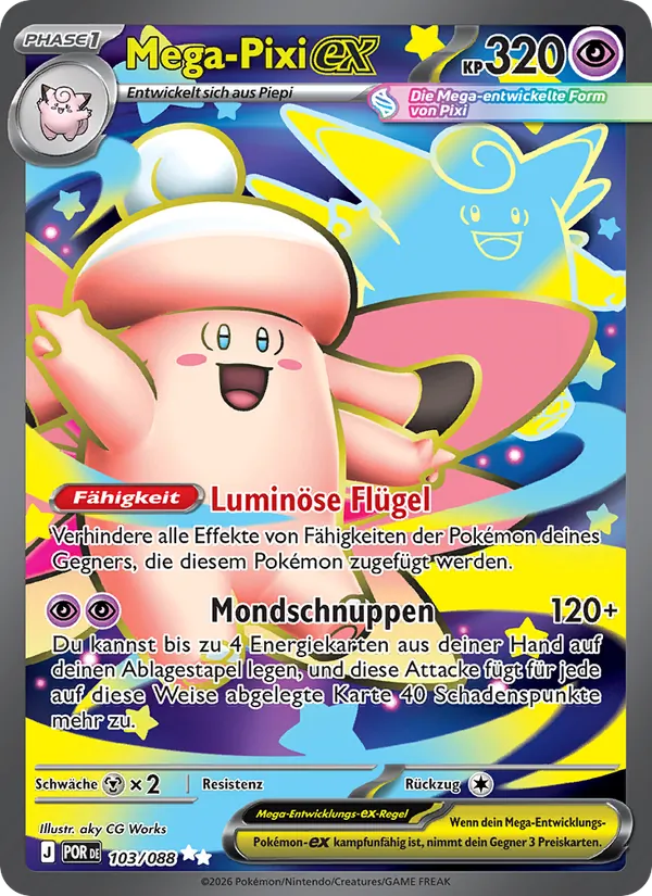Mega-Pixi-ex Optimale Ordnung 103/88