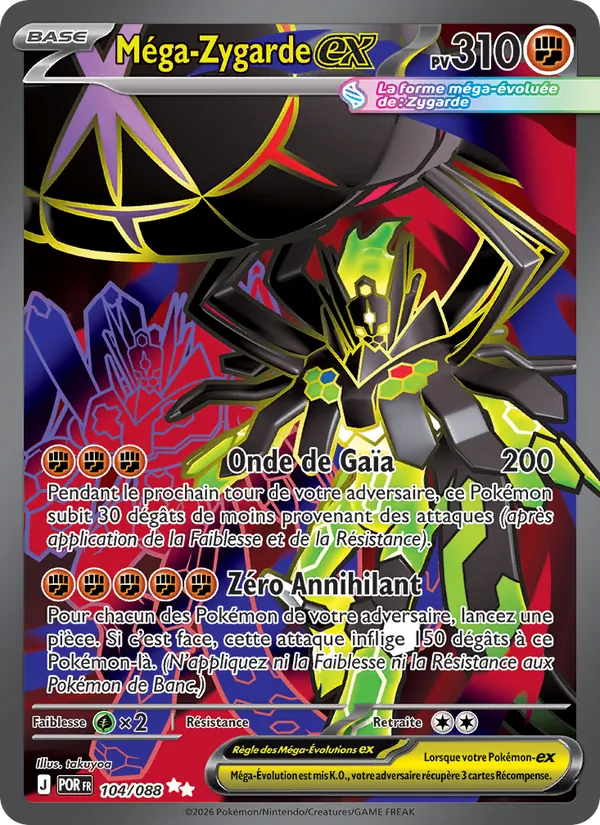 Méga-Zygarde-ex Équilibre Parfait 104/88