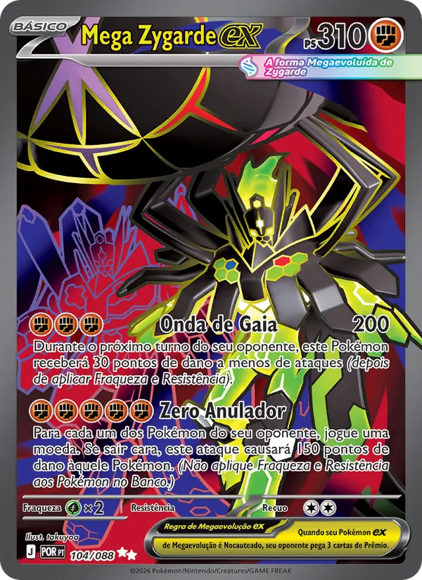 Mega Zygarde ex Equilíbrio Perfeito 104/88