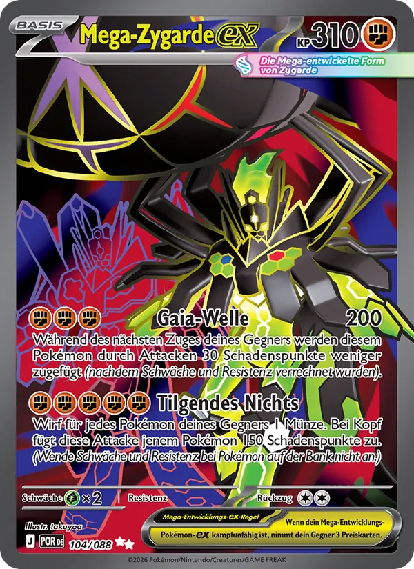 Mega-Zygarde-ex Optimale Ordnung 104/88
