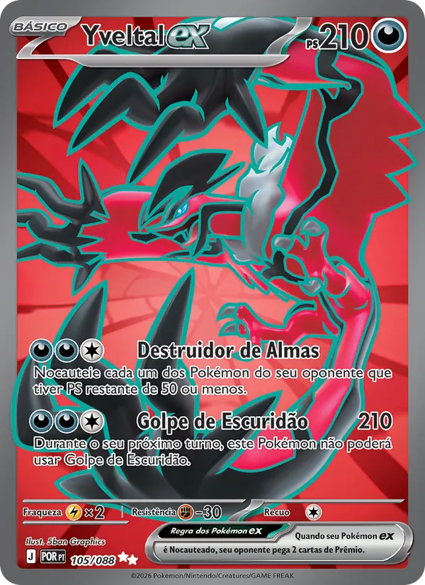 Yveltal ex Equilíbrio Perfeito 105/88