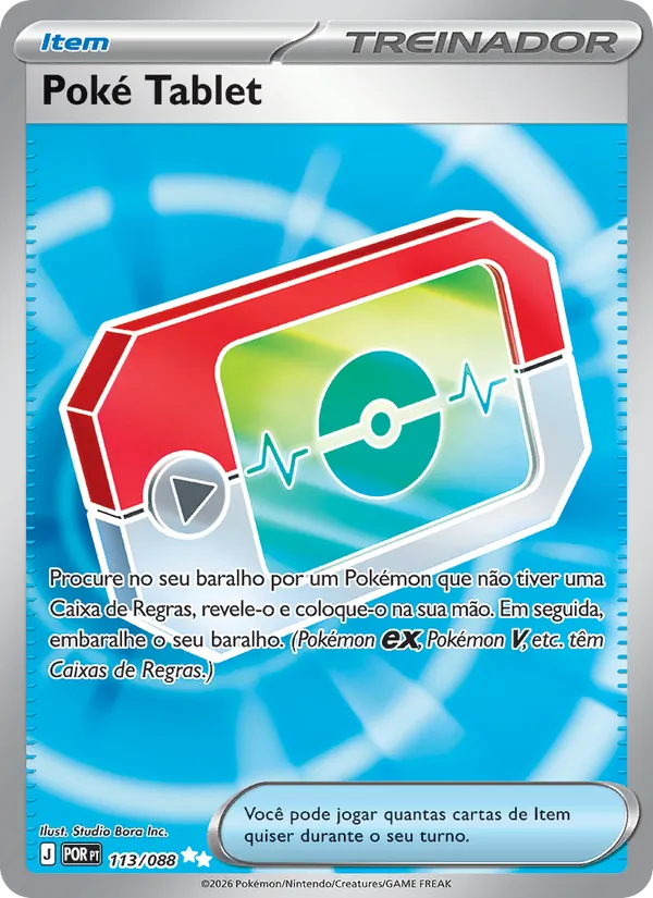 Poké Tablet Equilíbrio Perfeito 113/88