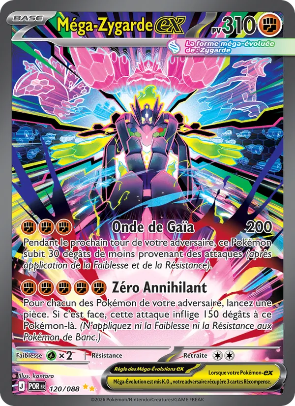 Méga-Zygarde-ex Équilibre Parfait 120/88