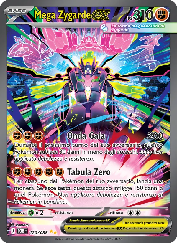 Mega Zygarde-ex Equilibrio Perfetto 120/88