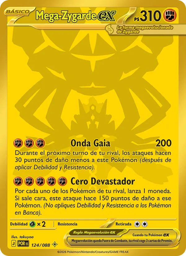 Mega-Zygarde ex Equilibrio Perfecto 124/88