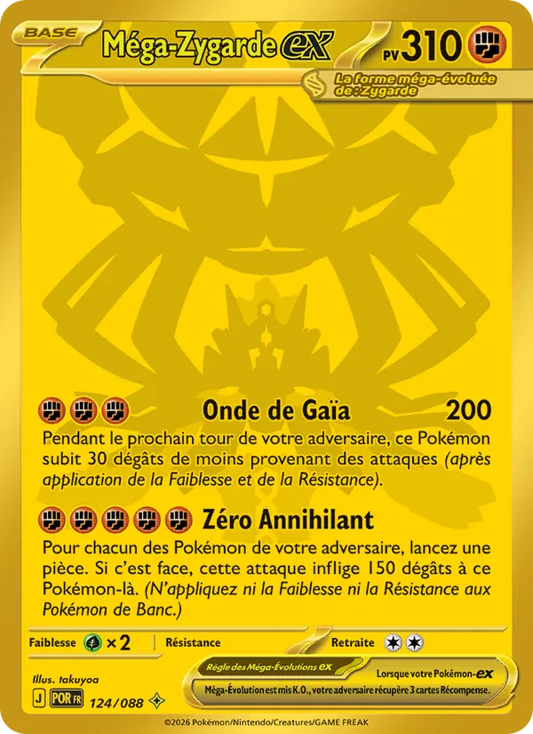 Méga-Zygarde-ex Équilibre Parfait 124/88