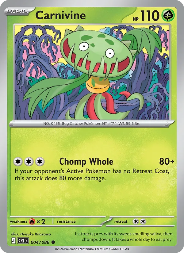 Carnivine Chaos Rising 004/86