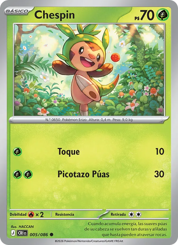 Chespin Caos Creciente 005/86