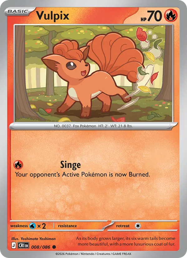 Vulpix Chaos Rising 008/86