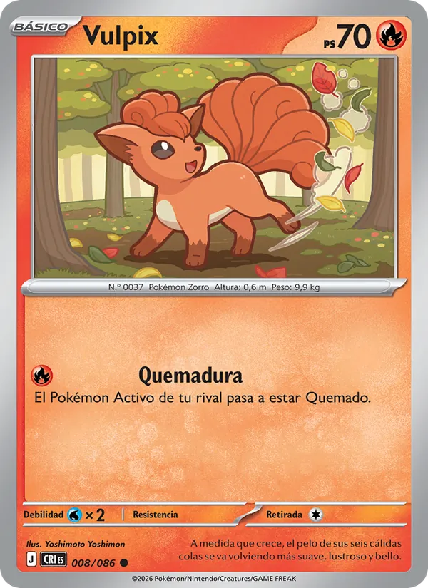 Vulpix Caos Creciente 008/86