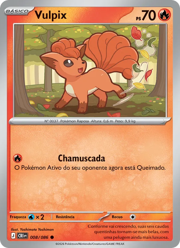 Vulpix Caos Ascendente 008/86