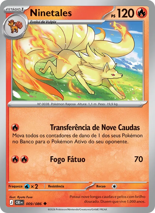 Ninetales Caos Ascendente 009/86